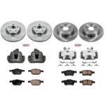 Powerstop 4-Wheel Set Power Stop&reg; KCOE6477 Front and Rear OE Stock Replacement Low-Dust Ceramic Brake Pad, Rotor and Caliper Kit - Image 4