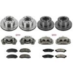 Powerstop 4-Wheel Set Power Stop&reg; KCOE6546 Front and Rear OE Stock Replacement Low-Dust Ceramic Brake Pad, Rotor and Caliper Kit - Image 4