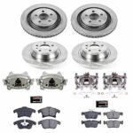 Powerstop 4-Wheel Set Power Stop&reg; KCOE6556A Front and Rear OE Stock Replacement Low-Dust Ceramic Brake Pad, Rotor and Caliper Kit - Image 4