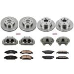 Powerstop 4-Wheel Set Power Stop&reg; KCOE6560 Front and Rear OE Stock Replacement Low-Dust Ceramic Brake Pad, Rotor and Caliper Kit - Image 4