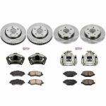 Powerstop 4-Wheel Set Power Stop&reg; KCOE6563 Front and Rear OE Stock Replacement Low-Dust Ceramic Brake Pad, Rotor and Caliper Kit - Image 4
