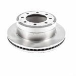 Powerstop KCOE6820A Front and Rear Brake Disc and Caliper Kit, Plain Surface 8 Lugs 362.8 mm Natural Caliper, Ceramic, RWD, Z17 OE Replacement - Image 2
