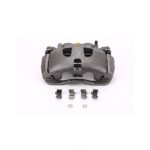 Powerstop KCOE6820A Front and Rear Brake Disc and Caliper Kit, Plain Surface 8 Lugs 362.8 mm Natural Caliper, Ceramic, RWD, Z17 OE Replacement - Image 4