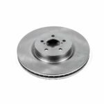Powerstop KCOE6931A Front and Rear Brake Disc and Caliper Kit, Plain Surface 5 Lugs 278 mm Natural Caliper, Ceramic, Z17 OE Replacement - Image 10