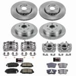 Powerstop 4-Wheel Set Power Stop&reg; KCOE6939 Front and Rear OE Stock Replacement Low-Dust Ceramic Brake Pad, Rotor and Caliper Kit - Image 4