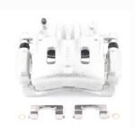Powerstop KCOE6950 Front and Rear Brake Disc and Caliper Kit, Plain Surface 5 Lugs 302.1 mm Natural Caliper, Ceramic, Z17 OE Replacement - Image 3