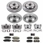 Powerstop 4-Wheel Set Power Stop&reg; KCOE6956 Front and Rear OE Stock Replacement Low-Dust Ceramic Brake Pad, Rotor and Caliper Kit - Image 4