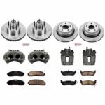 Powerstop 4-Wheel Set Power Stop&reg; KCOE7003 Front and Rear OE Stock Replacement Low-Dust Ceramic Brake Pad, Rotor and Caliper Kit - Image 4