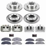 Powerstop 4-Wheel Set Power Stop&reg; KCOE7141A Front and Rear OE Stock Replacement Low-Dust Ceramic Brake Pad, Rotor and Caliper Kit - Image 4