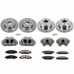 Powerstop 4-Wheel Set Power Stop&reg; KCOE7225 Front and Rear OE Stock Replacement Low-Dust Ceramic Brake Pad, Rotor and Caliper Kit - Image 4