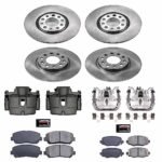 Powerstop 4-Wheel Set Power Stop&reg; KCOE7288 Front and Rear OE Stock Replacement Low-Dust Ceramic Brake Pad, Rotor and Caliper Kit - Image 4
