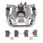 Powerstop KCOE7300 Front and Rear Brake Disc and Caliper Kit, Plain Surface 5 Lugs 278 mm Natural Caliper, Ceramic, Z17 OE Replacement - Image 5