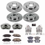 Powerstop 4-Wheel Set Power Stop&reg; KCOE7346 Front and Rear OE Stock Replacement Low-Dust Ceramic Brake Pad, Rotor and Caliper Kit - Image 4