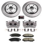 Powerstop 2-Wheel Set Power Stop&reg; KCOE7352 Front OE Stock Replacement Low-Dust Ceramic Brake Pad, Rotor and Caliper Kit - Image 4