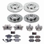 Powerstop 4-Wheel Set Power Stop&reg; KCOE7501 Front and Rear OE Stock Replacement Low-Dust Ceramic Brake Pad, Rotor and Caliper Kit - Image 4
