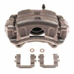 Powerstop KCOE7510 Front and Rear Brake Disc and Caliper Kit, Plain Surface 5 Lugs 283 mm Natural Caliper, Ceramic, Z17 OE Replacement - Image 2