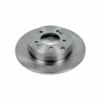Powerstop KCOE7510 Front and Rear Brake Disc and Caliper Kit, Plain Surface 5 Lugs 283 mm Natural Caliper, Ceramic, Z17 OE Replacement - Image 4