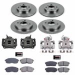 Powerstop 4-Wheel Set Power Stop&reg; KCOE751 Front and Rear OE Stock Replacement Low-Dust Ceramic Brake Pad, Rotor and Caliper Kit - Image 4