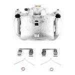 Powerstop KCOE7529 Front and Rear Brake Disc and Caliper Kit, Plain Surface 5 Lugs Natural, Ceramic, Z17 OE Replacement - Image 3