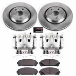 Powerstop 2-Wheel Set Power Stop&reg; KCOE7688 Front OE Stock Replacement Low-Dust Ceramic Brake Pad, Rotor and Caliper Kit - Image 4