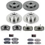 Powerstop 4-Wheel Set Power Stop&reg; KCOE7865 Front and Rear OE Stock Replacement Low-Dust Ceramic Brake Pad, Rotor and Caliper Kit - Image 4
