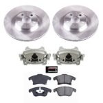 Powerstop 2-Wheel Set Power Stop&reg; KCOE7885 Front OE Stock Replacement Low-Dust Ceramic Brake Pad, Rotor and Caliper Kit - Image 4