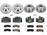 Powerstop 4-Wheel Set Power Stop&reg; KCOE802A Front and Rear OE Stock Replacement Low-Dust Ceramic Brake Pad, Rotor and Caliper Kit - Image 4