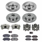Powerstop 4-Wheel Set Power Stop&reg; KCOE8059 Front and Rear OE Stock Replacement Low-Dust Ceramic Brake Pad, Rotor and Caliper Kit - Image 4