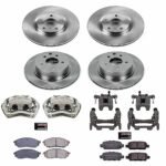Powerstop 4-Wheel Set Power Stop&reg; KCOE8060 Front and Rear OE Stock Replacement Low-Dust Ceramic Brake Pad, Rotor and Caliper Kit - Image 4