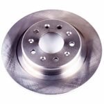 Powerstop KCOE8685 Front and Rear Brake Disc and Caliper Kit, Plain Surface 5 Lugs 288.2 mm Natural Caliper, Ceramic, Z17 OE Replacement - Image 2