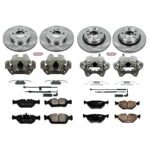 Powerstop 4-Wheel Set Power Stop&reg; KCOE871 Front and Rear OE Stock Replacement Low-Dust Ceramic Brake Pad, Rotor and Caliper Kit - Image 4