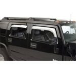 Putco 480139 Front and Rear, Driver and Passenger Side Window Visor, Chrome - Image 4