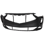 ReplaceXL Front Primed Bumper Cover, For Models without Parking Aid Sensor, CAPA Certified