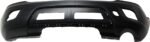 ReplaceXL Rear Primed Bumper Cover, Without Parking Aid Sensor Holes, CAPA CERTIFIED
