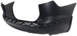 ReplaceXL Rear Primed Bumper Cover, With Parking Aid Sensor Holes, Without Object Sensor Holes, CAPA CERTIFIED - Image 2