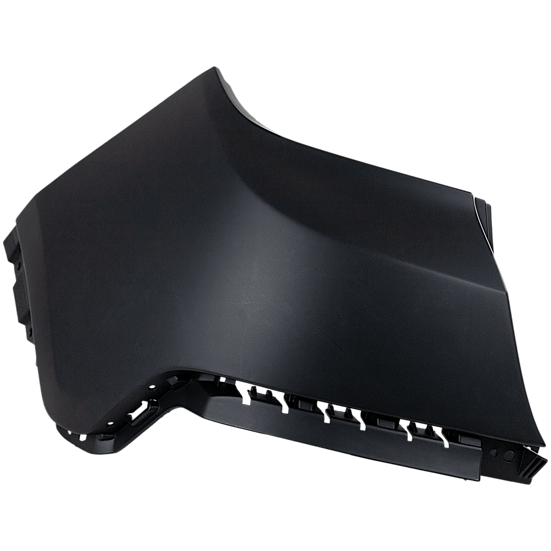 r-rb76110002q_1.png ReplaceXL Rear, Driver Side Bumper End, Primed Plastic CAPA Certified - Image 1