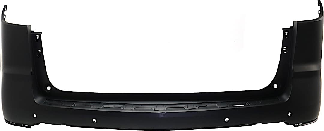 r-rc76010006pq_1.jpg ReplaceXL Rear, Upper Primed Bumper Cover, With Parking Aid Sensor Holes CAPA Certified - Image 1