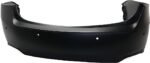 ReplaceXL Rear Primed Bumper Cover, LTZ Model, With Parking Aid Sensor Holes, CAPA Certified