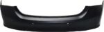 ReplaceXL Rear Primed Bumper Cover, Premier Model, With Blind Spot Sensor Holes, CAPA Certified