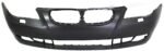ReplaceXL Front Primed Bumper Cover, For Models Without M Package, Without Park Distance Control Sensor Holes, E60 LCI (Sedan)/E61 LCI (Wagon), CAPA CERTIFIED