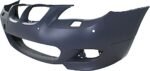 ReplaceXL Front Primed Bumper Cover, Sedan/Wagon, With M Package, With Park Distance Control, With Fog Light Holes - Image 2