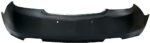 ReplaceXL Rear Primed Bumper Cover, CXS Model, With Parking Aid Sensor Holes
