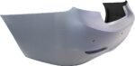 ReplaceXL Rear Primed Bumper Cover, Base Model, With Parking Aid Sensor, Without M Sport Line, Modern Type, Sedan, CAPA CERTIFIED - Image 4