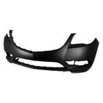 ReplaceXL Front Primed Bumper Cover, With Fog Light Holes, Without Parking Aid Sensor Holes, CAPA CERTIFIED