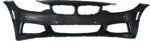 ReplaceXL Front Primed Bumper Cover, Base Model, With M Sport Line Package, With Park Distance Control and Fog Light Holes, Without Headlight Washer Holes - Image 5