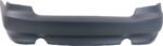 ReplaceXL Rear Primed Bumper Cover, Base Model, Coupe/Convertible, For Models Without M Package, Without Park Distance Control