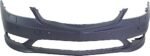 ReplaceXL Front Primed Bumper Cover, With Parking Aid Sensor Holes, For Models With Sport Package, Without Park Assist