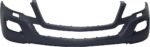 ReplaceXL Front Primed Bumper Cover, With Park Sensor and Headlight Washer Holes, For Models Without Sport Package