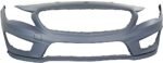 ReplaceXL Front Primed Bumper Cover, Without Parking Aid Sensor Holes, For Models With AMG Styling Package