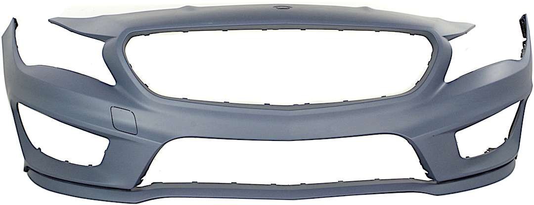 r-repbz010385p_1.jpg ReplaceXL Front Primed Bumper Cover, Without Parking Aid Sensor Holes, For Models With AMG Styling Package - Image 1
